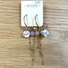 Rose earrings