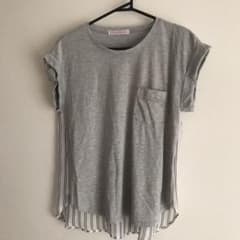 半袖カットソー Tシャツ グレーのサムネイル