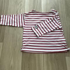 ボーダー柄 長袖カットソー 95cmのサムネイル