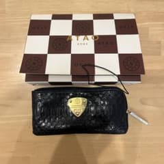 ATAO 黒 レザー 長財布のサムネイル