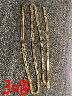 K18金6面W 30.4g 60cm ネックレスのサムネイル