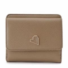 新品LANVIN en Bleu 二つ折り財布 ベージュ