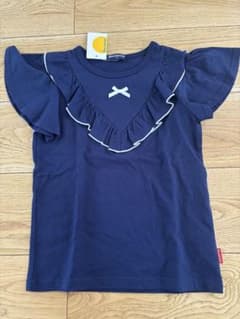 moujonjon ネイビー 半袖シャツ 120 新品のサムネイル