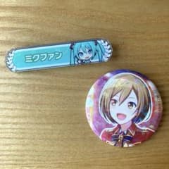 プロジェクトセカイ 初音ミク ネームバッジ MEIKO缶バッジ セットのサムネイル