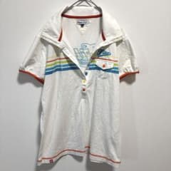 FILA GOLF ポロシャツ ホワイト マルチカラー LLのサムネイル