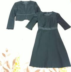 Social Time Formal Set-up: Collarless Jacket and Dress, Size 7