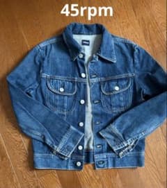 45rpm フリンジデザインのデニムジャケット インディゴ 45rpm インディゴ デニムジャケット - メルカリ