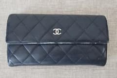 CHANEL マトラッセ 長財布 ブラックのサムネイル