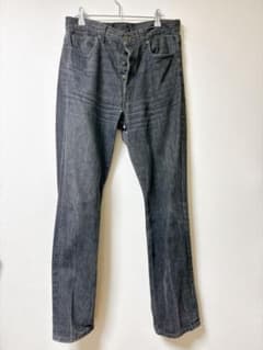 80年代 Levi's 501 ブラックデニムパンツ W33L32のサムネイル