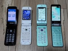 が*ら様 携帯電話本体 4台セット まとめ売り ジャンク品扱い - メルカリ