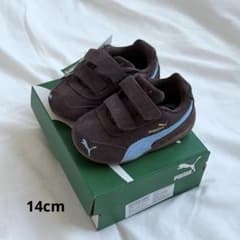 PUMA スピードキャット 14cm brown×blue - メルカリ