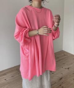 wee9s ピンク Tシャツ FREEサイズのサムネイル