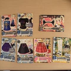 アイカツカード Lolita Gothic 7枚セットユリカ様まとめ売りのサムネイル