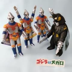タグ付】「ゴジラ対メガロ」ムビモン ジェットジャガー ソフビ他 5点