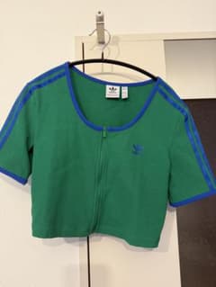 T&Ccreation 様専用adidas グリーン ジップアップのサムネイル