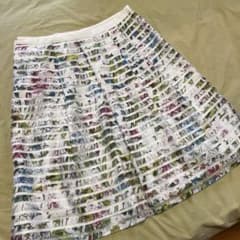 インディヴィ　フレアスカート　ボタニカル柄　13 42のサムネイル