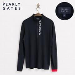 【美品】PEARLY GATES ハーフジップ 5 ブラック R1435 美品】PEARLY GATES ハーフジップ 5 ブラック R1435 - メルカリ