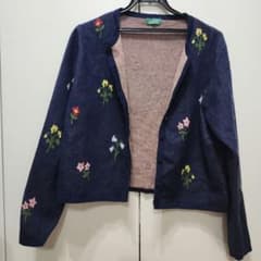 le pétale 花柄刺繍 ニットカーディガンのサムネイル