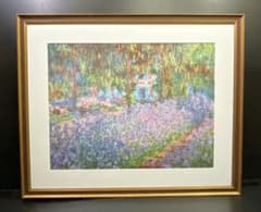モネ/アーティストの庭 額装 複製画 - メルカリ