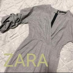 ZARA　カシュクールワンピースのサムネイル