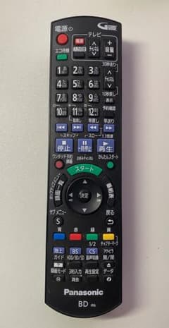〈中古品〉Panasonic テレビ用リモコン N2QAYB000697のサムネイル