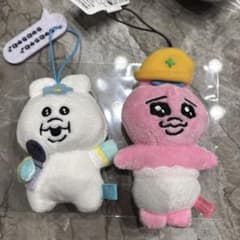 おぱんちゅうさぎ ぬいぐるみマスコット 2点セットのサムネイル