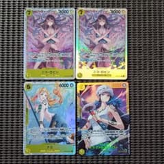 美品 4枚セット 黃 パーツ SR ナミ+ニコ・ロビン 2枚+SEC ロー - メルカリ
