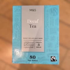 M&S Decaf Tea 80ティーバッグ 250g