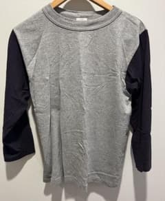 Butcher Products 七分袖 カットソー グレー ネイビー Butcher Products 七分袖 カットソー グレー ネイビー - メルカリ