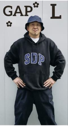 レア】ꕥ新品ꕥGAP x スチャダラパーアーチロゴ フード付きパーカー 