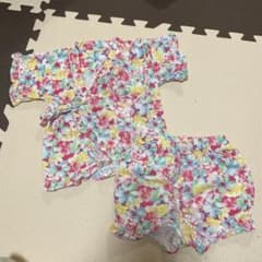 女の子 甚平 花柄 90のサムネイル