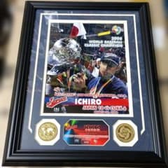 【未開封】イチロー 額付き写真フォトプラーク2006年 WBC 優勝記念品 未開封】イチロー 額付き写真フォトプラーク2006年 WBC 優勝記念品 野球