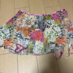 バレエ用 ラップスカート 総柄 グラフィティデザインのサムネイル