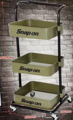 新品 Snap-on スナップオン 3段ラック カーキ - メルカリ