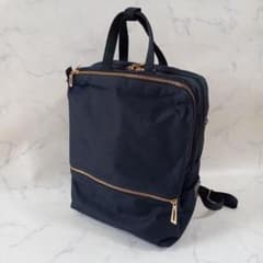MANHATTAN PASSAGE】ネイビー ナイロン リュック 良品 - メルカリ