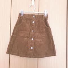 コーデュロイ台形スカートのサムネイル