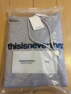 新品未使用】 thisisneverthat グレー T02 パーカー - メルカリ
