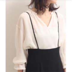 Spick & SpanNOBLE 楊柳フロントギャザー ブラウスのサムネイル