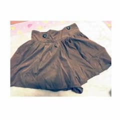 スカートパンツ 茶色のサムネイル