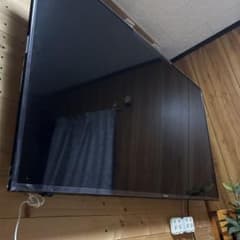 Hisense 液晶テレビ 本体65型　ジャンク　直接引き取り可のサムネイル