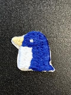 ペンギン 刺繍ワッペン ハンドメイド素材のサムネイル