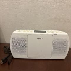 SONY CDラジカセ　ZS-E20CP　FMAMラジオ ホワイト