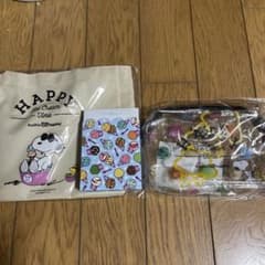 サーティワン スヌーピー トートバッグ ポーチ メモ帳 セットのサムネイル