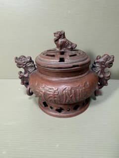 2276 中国骨董　大清乾隆年製銘　獅子　香炉　時代物 2276 中国骨董 大清乾隆年製銘 獅子 香炉 時代物 - メルカリ