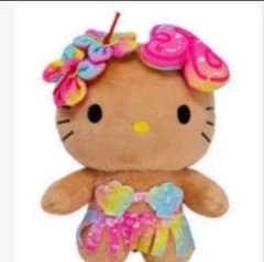 ハワイABCストア 新品未使用】日焼けキティ ハイビスカス ぬいぐるみ