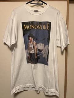 【古着】ジブリ Tシャツ 半袖 アニメT キャラクターT ホワイト メンズXLのサムネイル