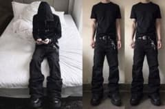 00s Archive Flare Denim Pants –Oil XL - メルカリ