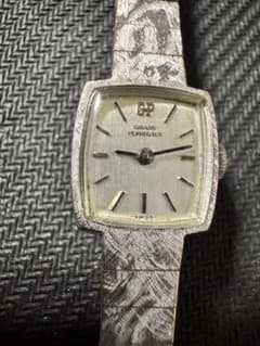 GIRARD-PERREGAUX 手巻き時計 シルバー ブレスレット Girard Perregaux 手巻き時計 レディース - メルカリ