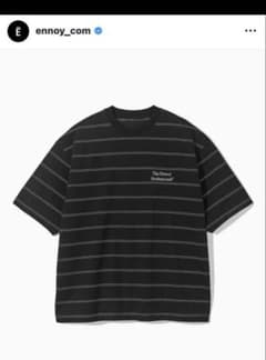 ennoy PANEL BORDER S/S T-SHIRT (BLACK)のサムネイル