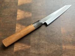 有次　切付　和ペティナイフ　135mm 包丁　白鋼　和包丁　水牛朴柄 有次 切付 和ペティナイフ 135mm 包丁 白鋼 和包丁 水牛朴柄 - メルカリ